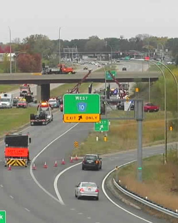 Bridge crash Hwy 65