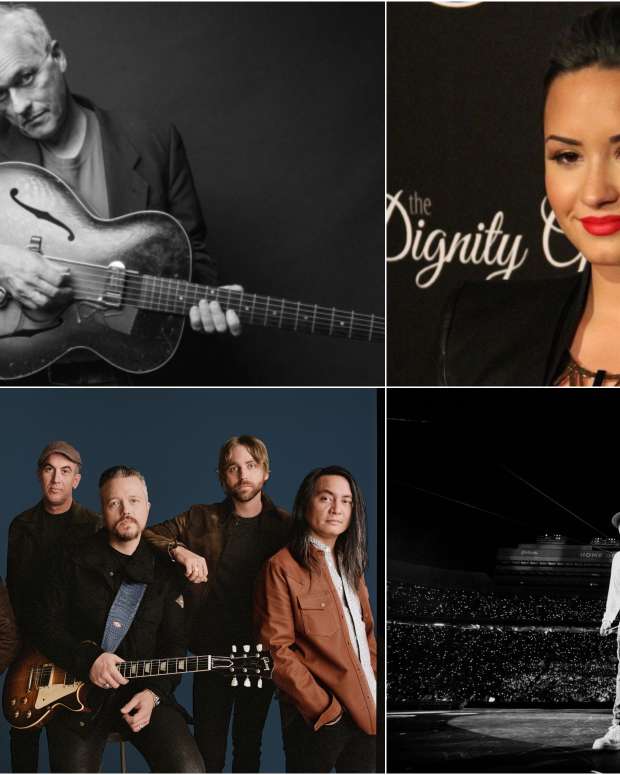 Clockwise from upper left: Marc Ribot, Demi Lovato, Morgan Wallen, and Jason Isbell & the 400 Unit