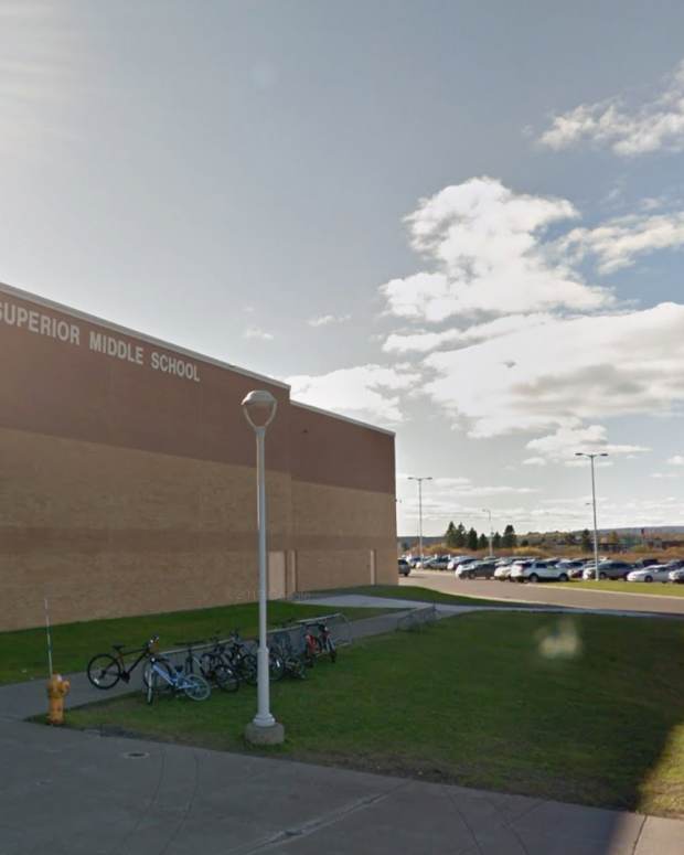 Stock image of Superior Middle School.