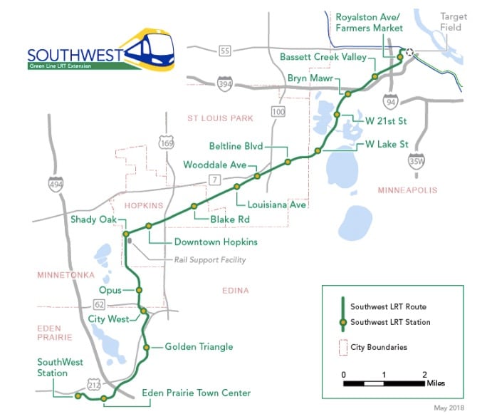 $2 billion Southwest Light Rail line gets green light from the federal ...