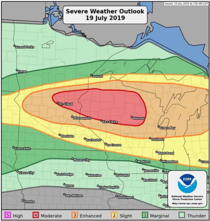 Tornado watch issued for large area of Minnesota, including Twin Cities