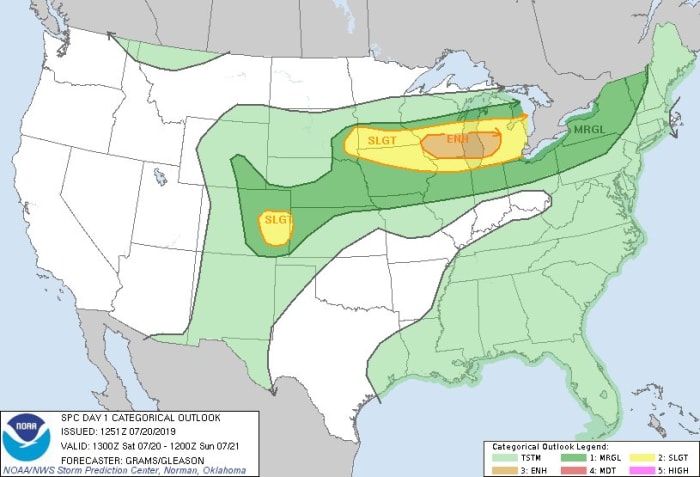 Strong to severe storms rolling through southern Minnesota on Saturday ...