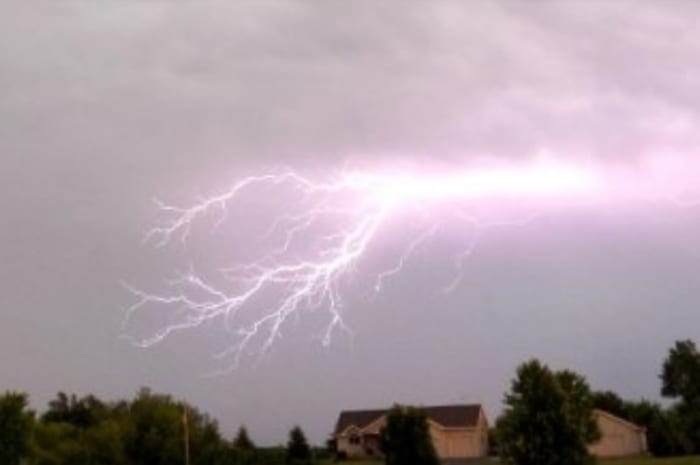 storms, lightning