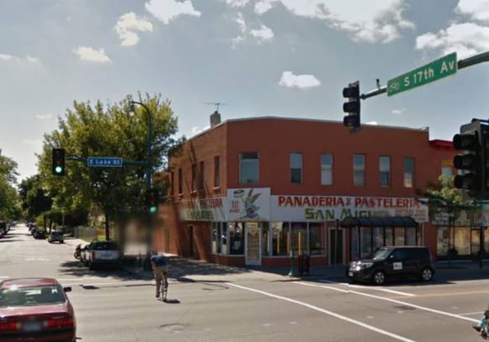 The girls were attempting to cross E. Lake St. when they were hit outside the bakery.