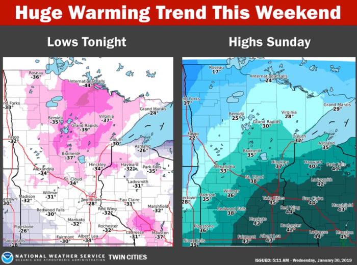 Here's a list of the coldest wind chills in Minnesota so far Bring Me