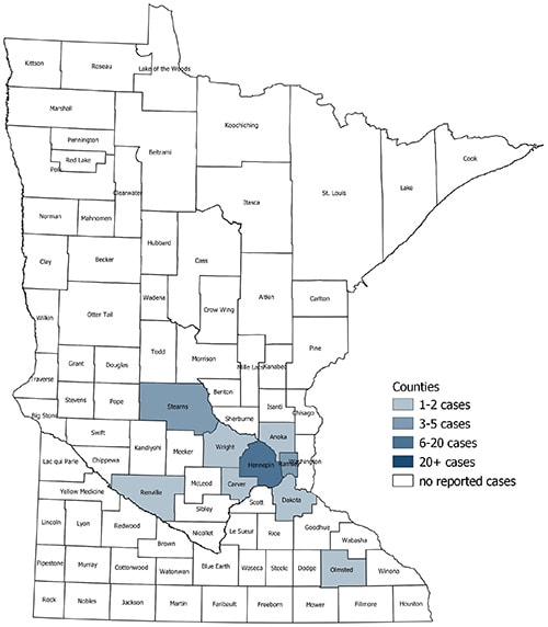 7 new confirmed coronavirus tests brings Minnesota's total to 21 ...