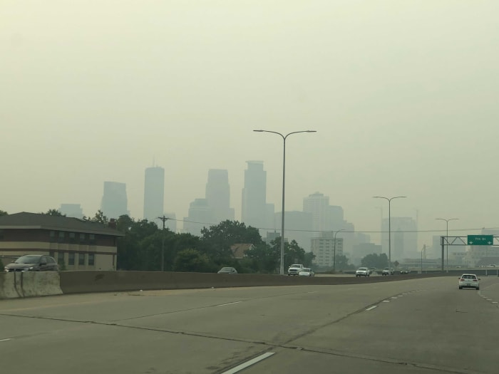 Air Quality Still Bad On Friday As Wildfire Smoke Continues To Blanket
