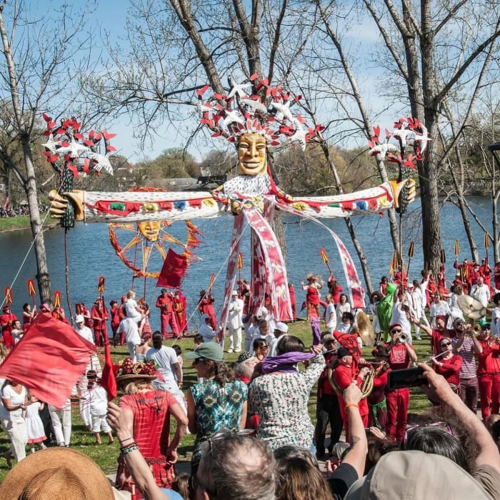Tree of Life ceremony at Powderhorn Park in 2018.