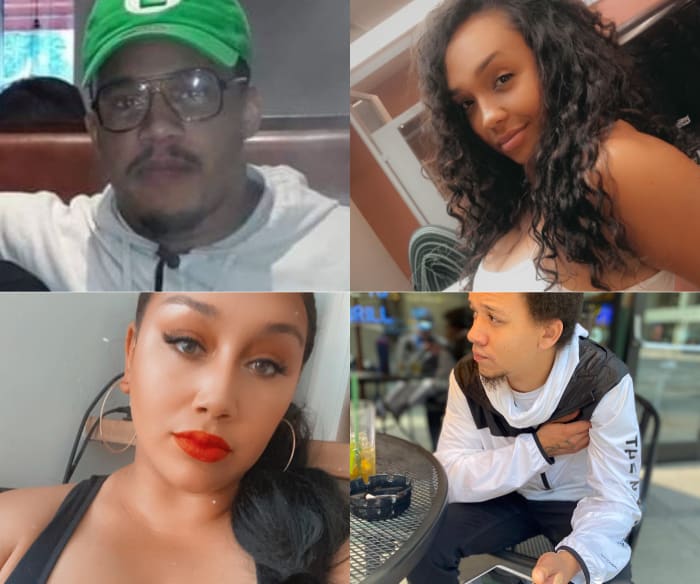 Loyace Foreman III (top left); Nitosha Lee Flug-Presley (top right); Jasmine Christine Sturm (bottom left); Matthew Isiah Pettus (bottom right).