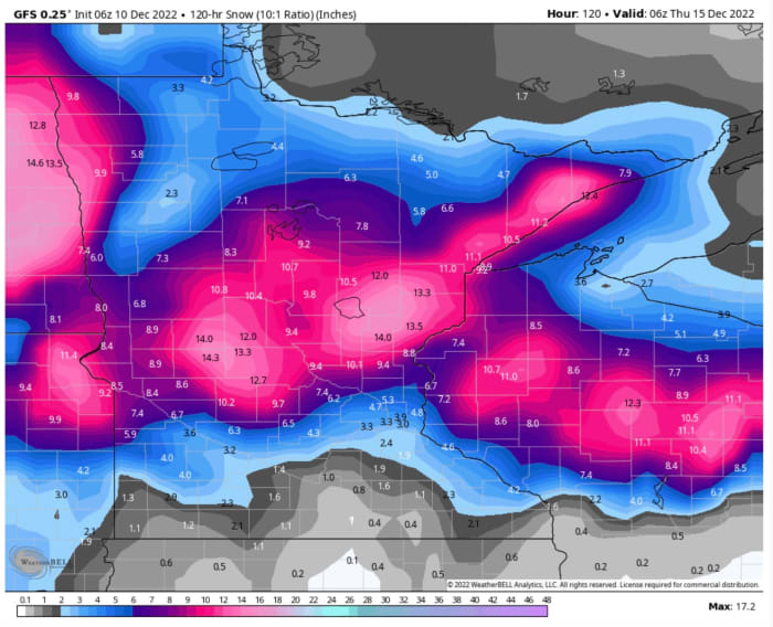 Winter storm with 'impressive' snow potential still on track for