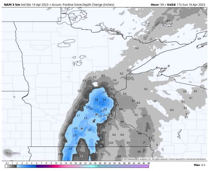 Snowy Sunday morning surprise possible for some Minnesotans Bring Me