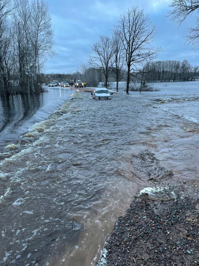 Pickup driver attempts to take on flooded road, loses Bring Me The News