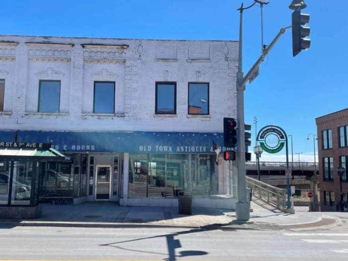 The north exterior wall of the former Astoria Hotel building in downtown Duluth. Courtesy of Northland Consulting Engineers, L.L.P / City of Duluth.