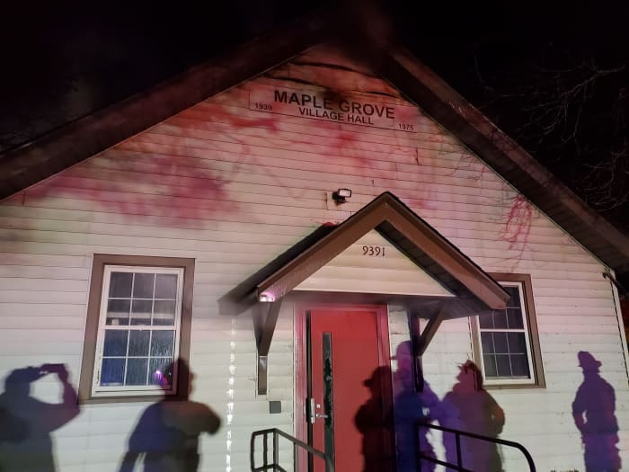 Historic Maple Grove Village Hall Damaged In Fire - Bring Me The News