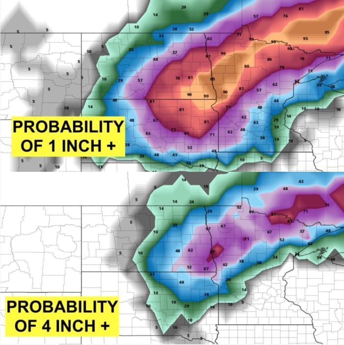 Here Comes Minnesotas First Major Snow Of The Season Bring Me The News 