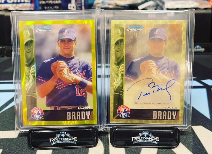 Rare Tom Brady baseball card worth $500K-plus pulled by Eagan collector ...