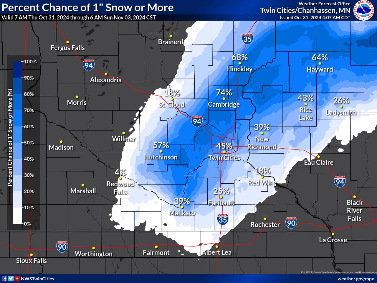 Winter weather advisory for Twin Cities as rain turns to 'heavy snow ...