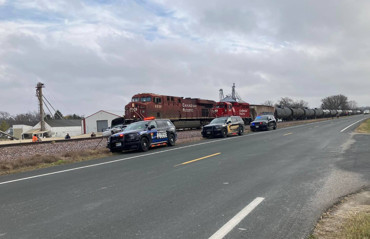 Freight train collides with car at crossing in St. Charles - Bring Me ...