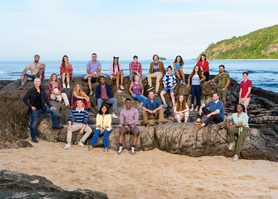 The cast of Survivor's 50th-anniversary season.