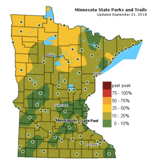 Where are the best places in Minnesota to see fall colors this weekend ...