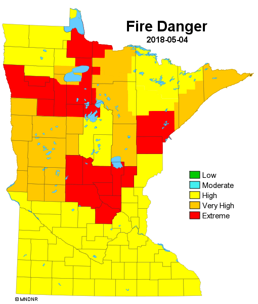 Extreme wildfires possible across Minnesota again on Friday Bring Me