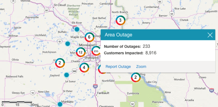 Xcel Energy Power Outage Map