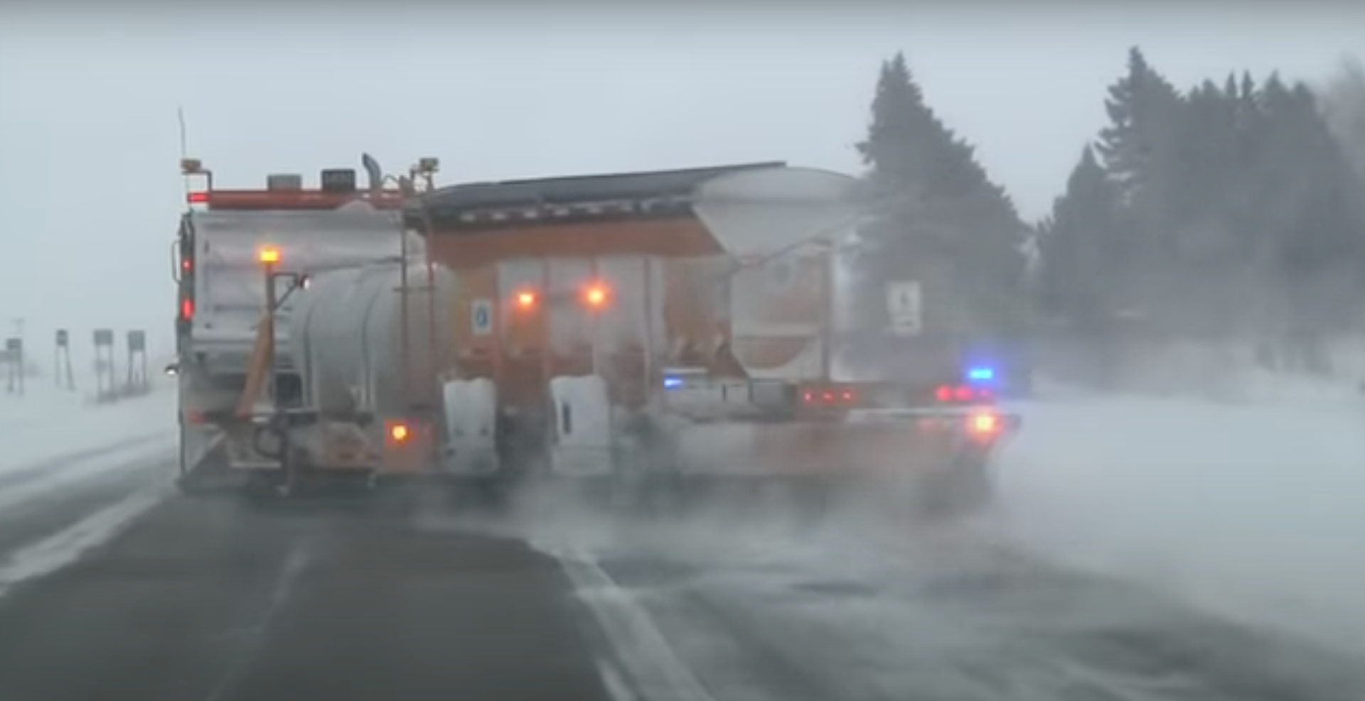 MnDOT Don�t be scared by our snow tow plow truck Bring