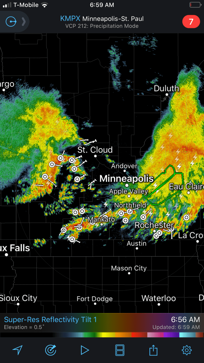 Flash flooding as storms dump on Minnesota, Wisconsin Bring Me The News
