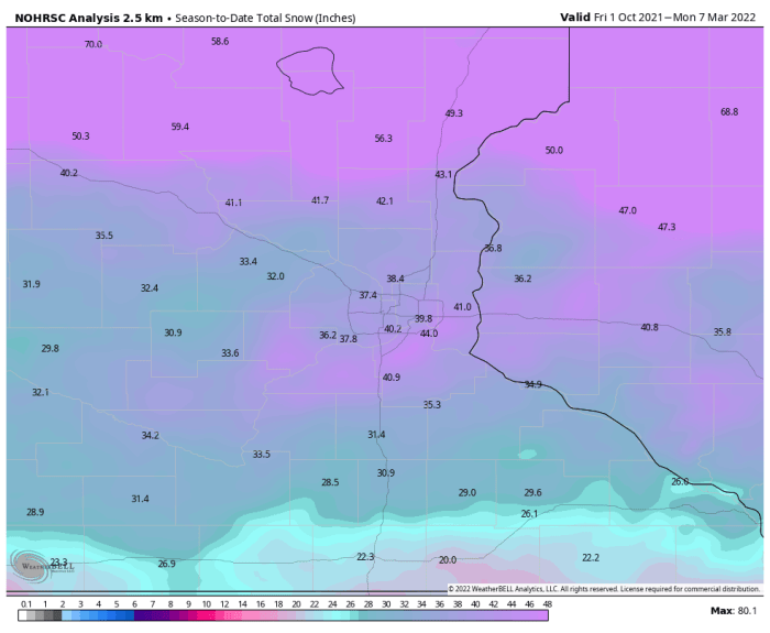 Minneapolis Snowfall Totals 2025