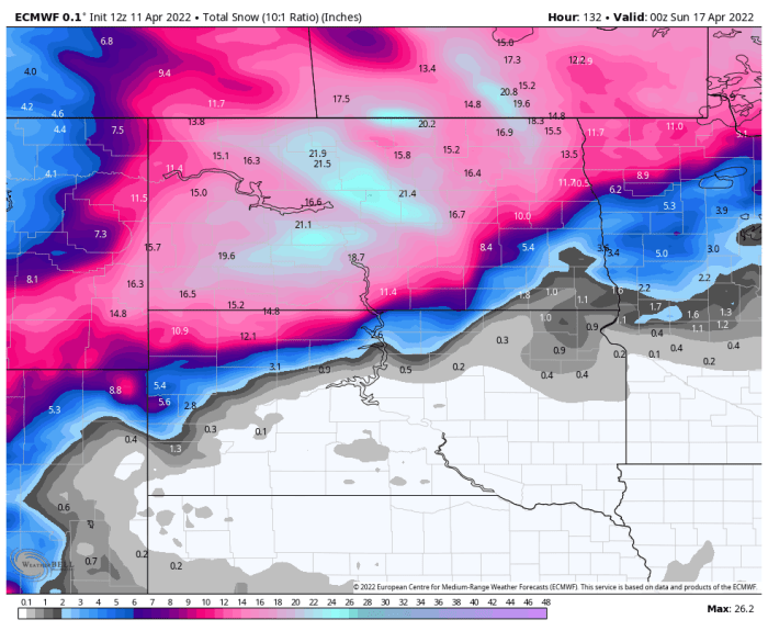 North Dakota forecast 2 feet of snow, 50 mph winds Bring Me The News