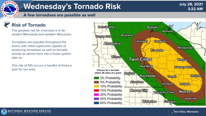 Rare moderate risk – level 4 of 5 – for severe storms in Minnesota ...