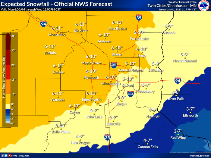 Winter storm and ice storm warnings issued in Minnesota - Bring Me The News