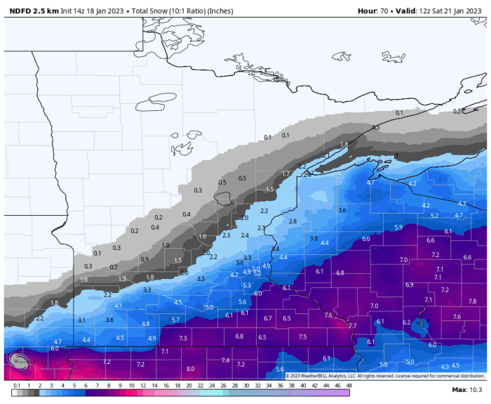 Winter storm warning Where, how much and what the models show Bring