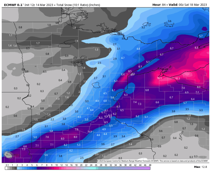 Which Scenario Will Play Out With Thursday-Friday Winter Storm? - Bring ...