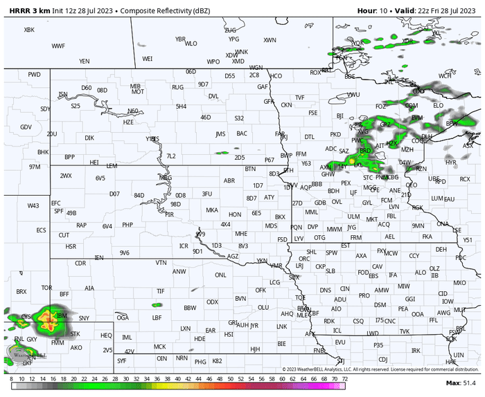 Thursday rain totals and where severe storms could develop again Friday
