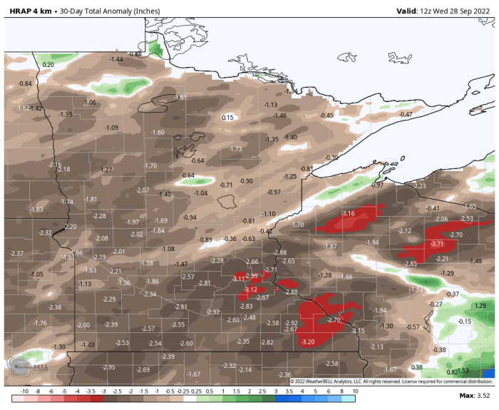 It was the driest September in Twin Cities modern history Bring Me