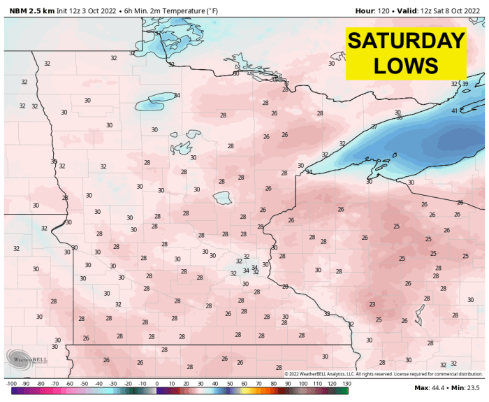Very warm for October before abrupt change in Minnesota Bring Me The News