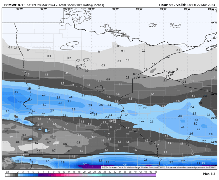 Sven Sundgaard's latest forecast for incoming snow systems - Bring Me ...