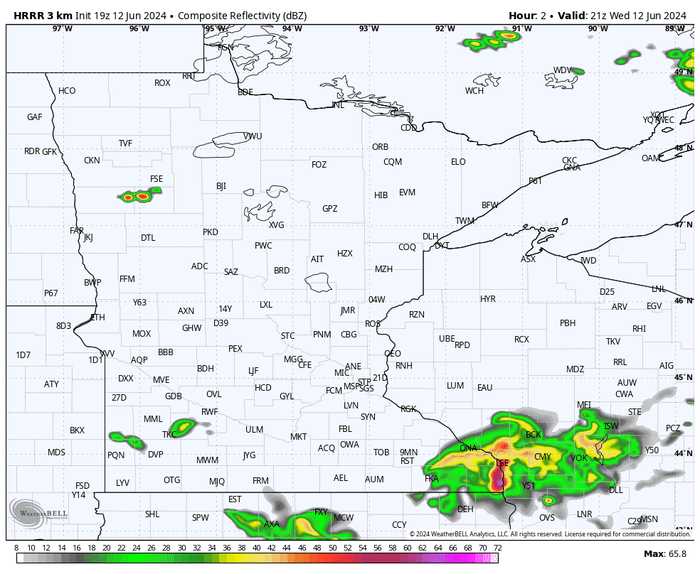Severe Tstorm watch for half of Minnesota 'Destructive' hail