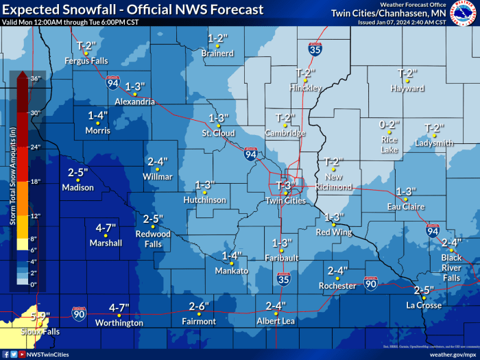 Monday Storm Set To Bring Measurable Snow To Twin Cities, Southern MN ...