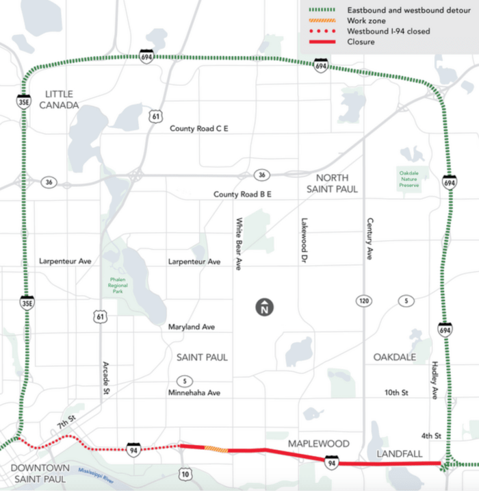 I 94 In The East Metro To Close Overnight On Saturday Bring Me The News lane-closures-on-i-94-signal-start-of-10-mile-project-mlive