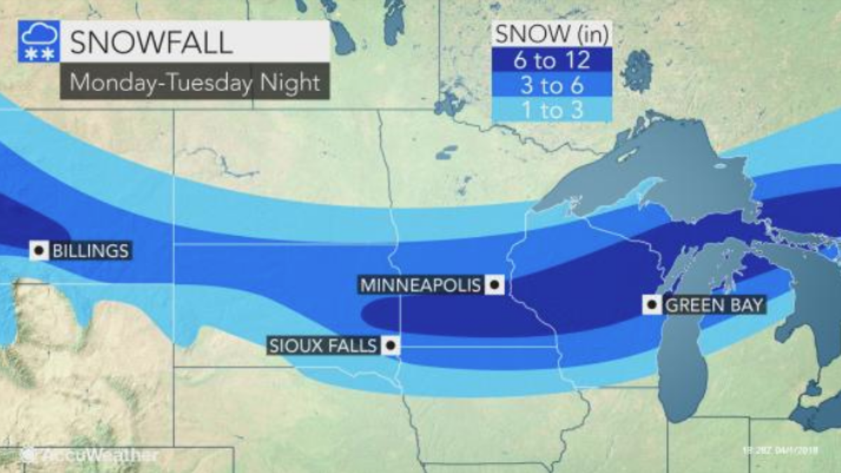 Another Winter Storm To Dump On Minnesota Monday Night Into Tuesday Bring Me The News