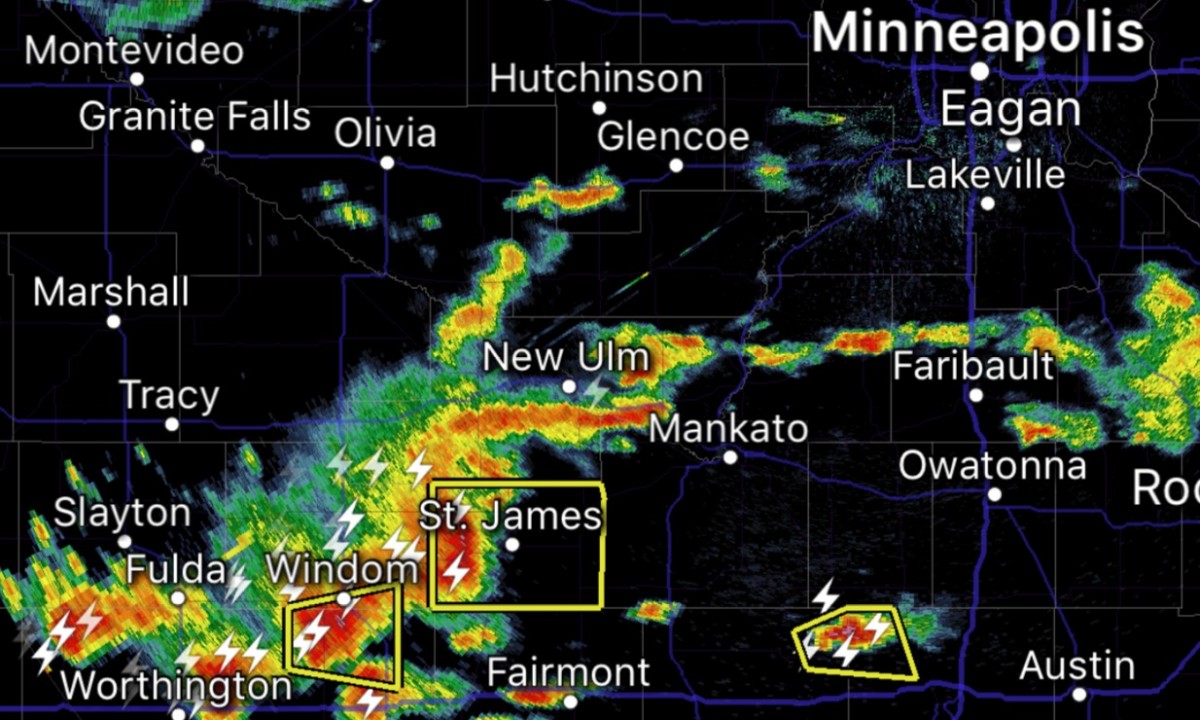 Severe Thunderstorm Watch For Southern Minnesota Multiple Warnings Already Bring Me The News