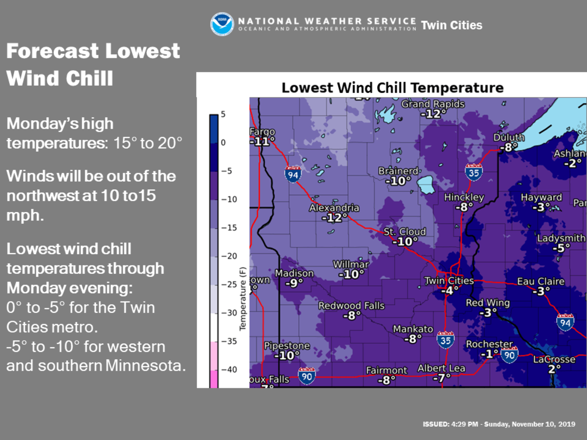 'Very rare' lakeeffect snow off Mille Lacs Lake possible Monday