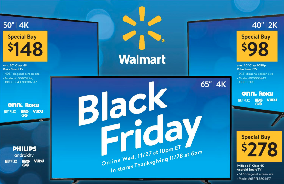 Walmart's Black Friday ad is out, with deals starting Nov. 27 Bring