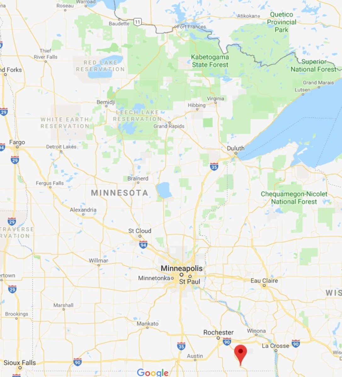 Harmony is located in Fillmore County in far southeast Minnesota. 