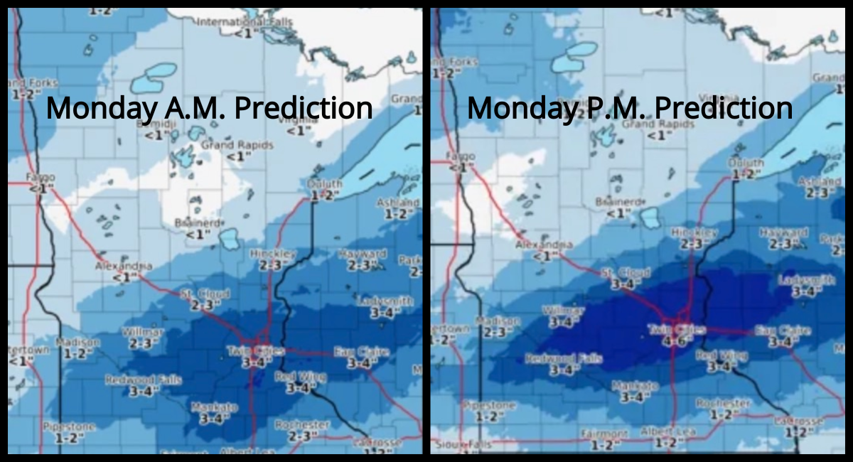 How much snow will the Twin Cities really get Tuesday? Bring Me The News