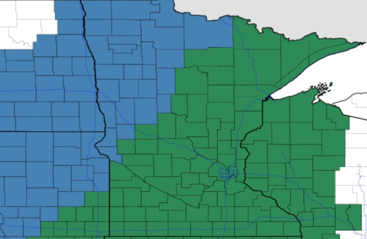 Every county in Minnesota is in a flood or winter storm watch Bring