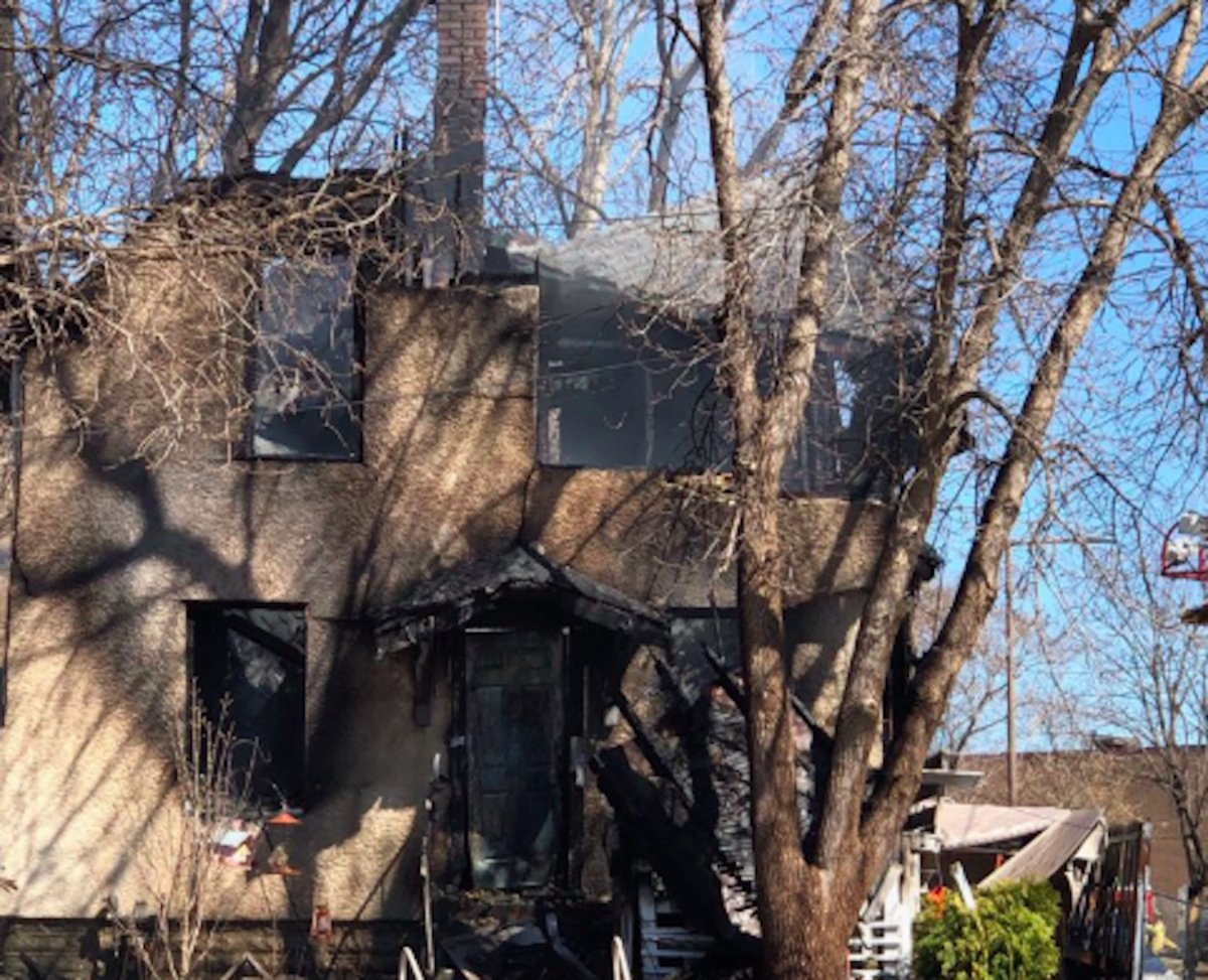 Home destroyed by fire in St. Paul
