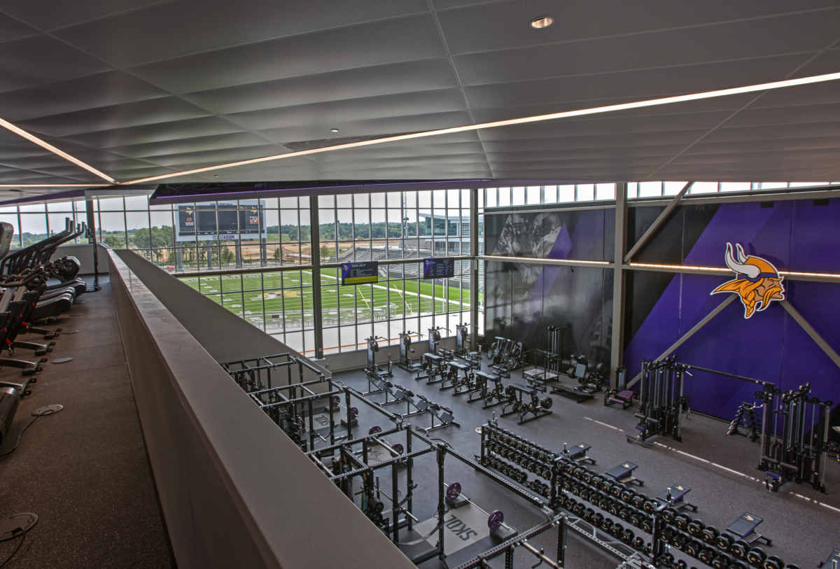 TCO Performance Center, Vikings weight room